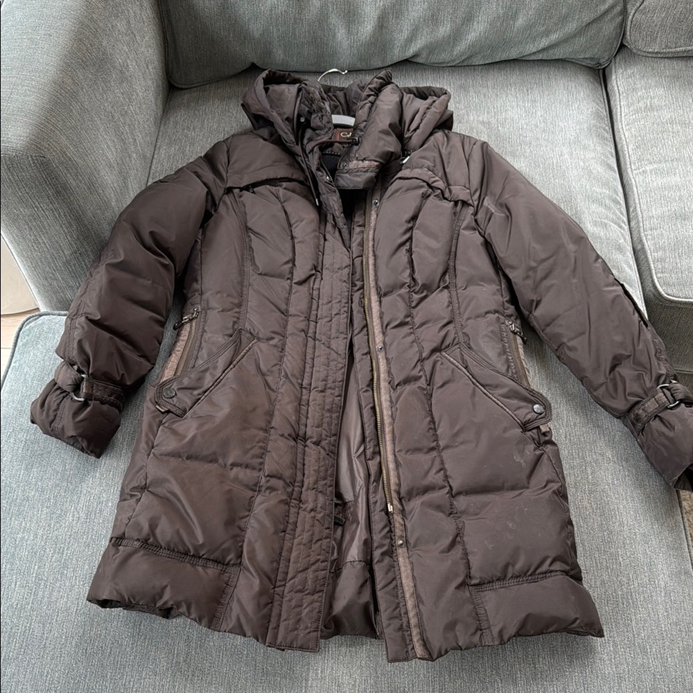 Cole Haan Brown Puffer Jacket